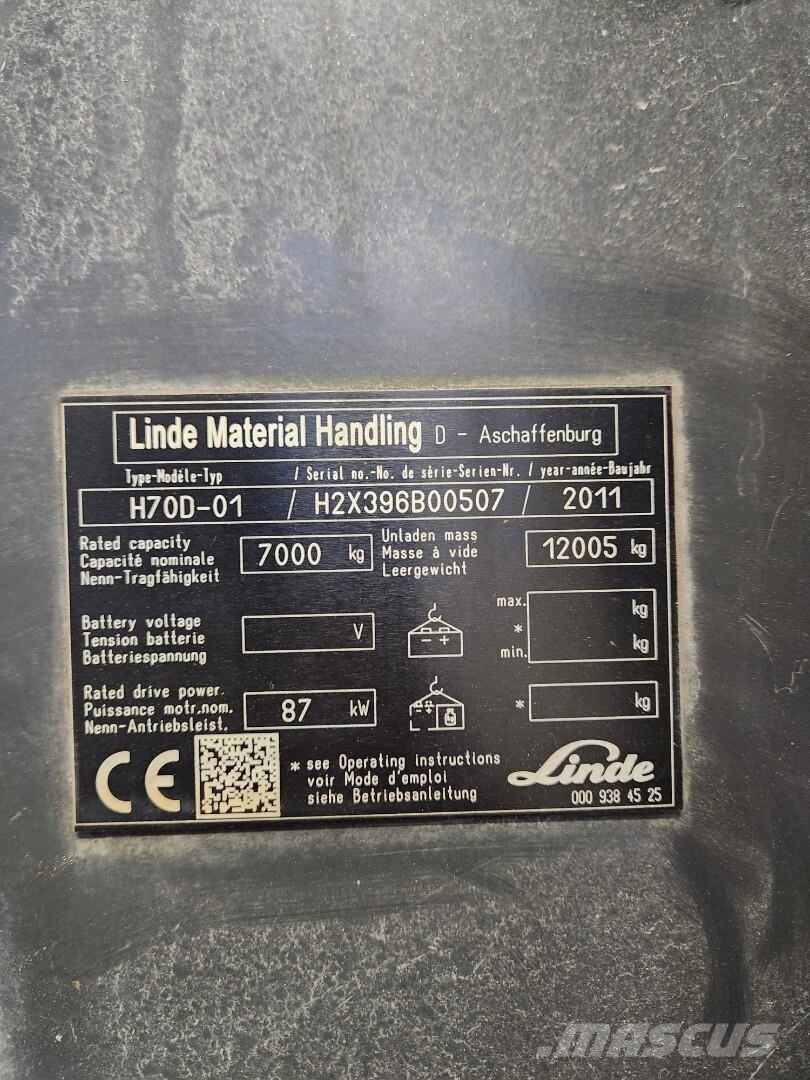 Linde H70D-01 Diesel forklifts