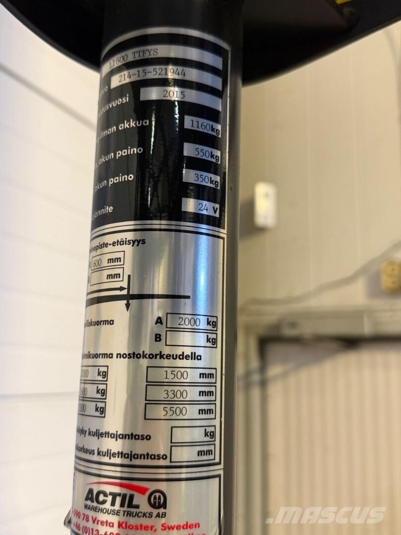 Linde L1600TTFYS / 5500mm Muut haarukkatrukit