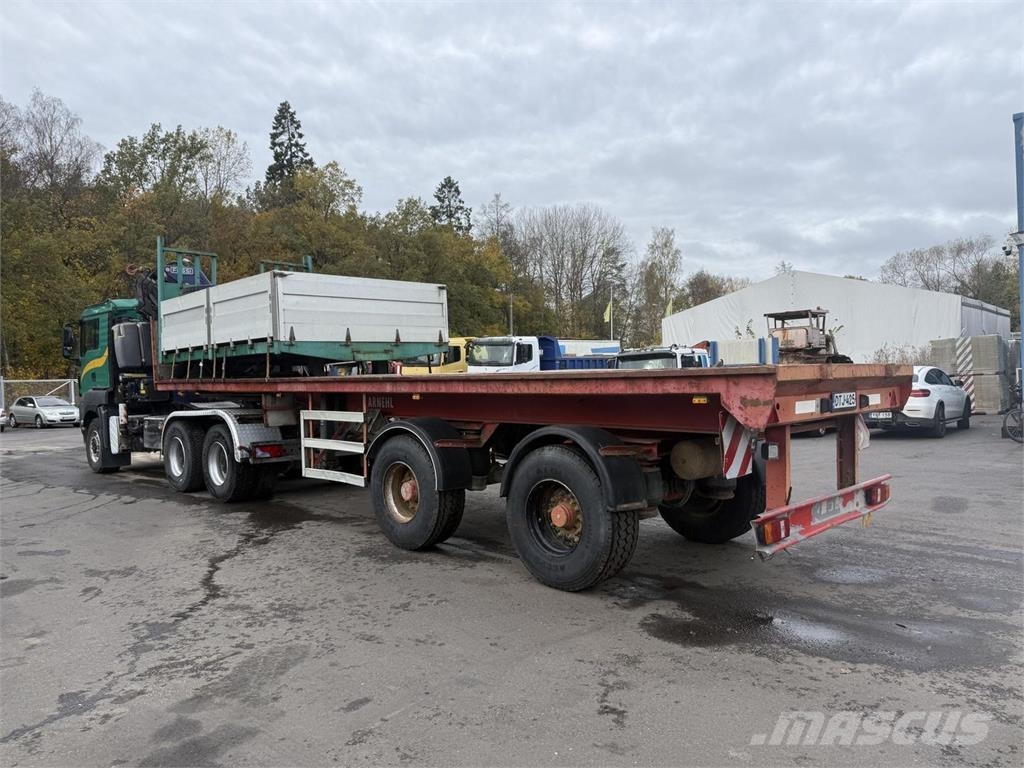 MAN TGS 33.480 6x6 veturi / nosturilla / perävaun Kamioni sa kranom
