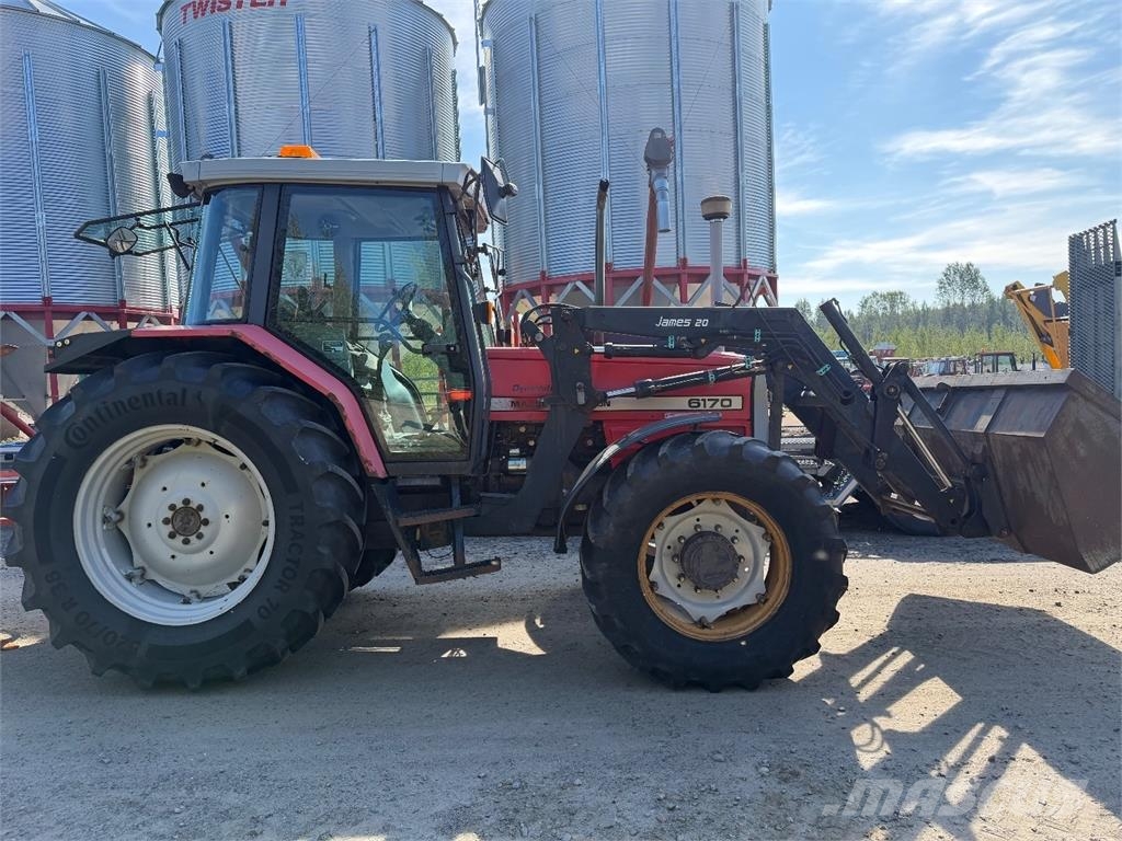 Massey Ferguson 6170 SOPIVASTI KOHTUU TUNNEILLA Traktori