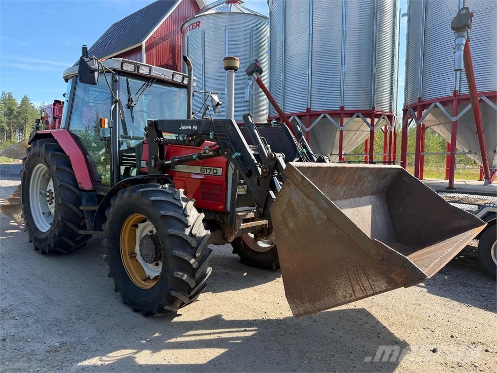 Massey Ferguson 6170 SOPIVASTI KOHTUU TUNNEILLA Traktori