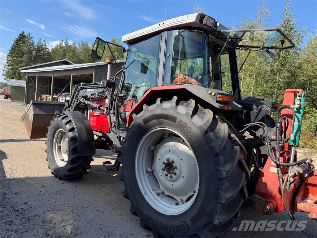 Massey Ferguson 6170 SOPIVASTI KOHTUU TUNNEILLA Traktori