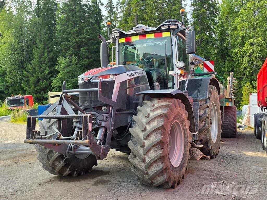 Massey Ferguson MF8S.305, Etunostolaite, Etukuormaaja.... トラクター