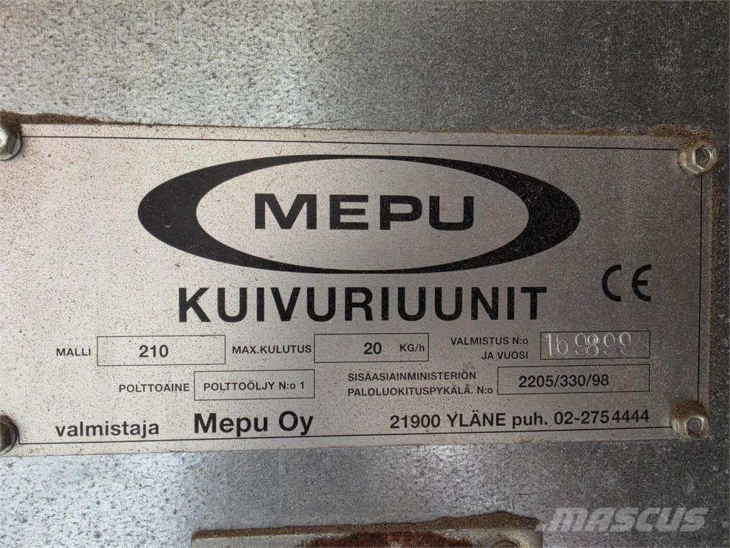 Mepu M180K Kuivuri, Siilo Sprzęt do czyszczenia ziarna