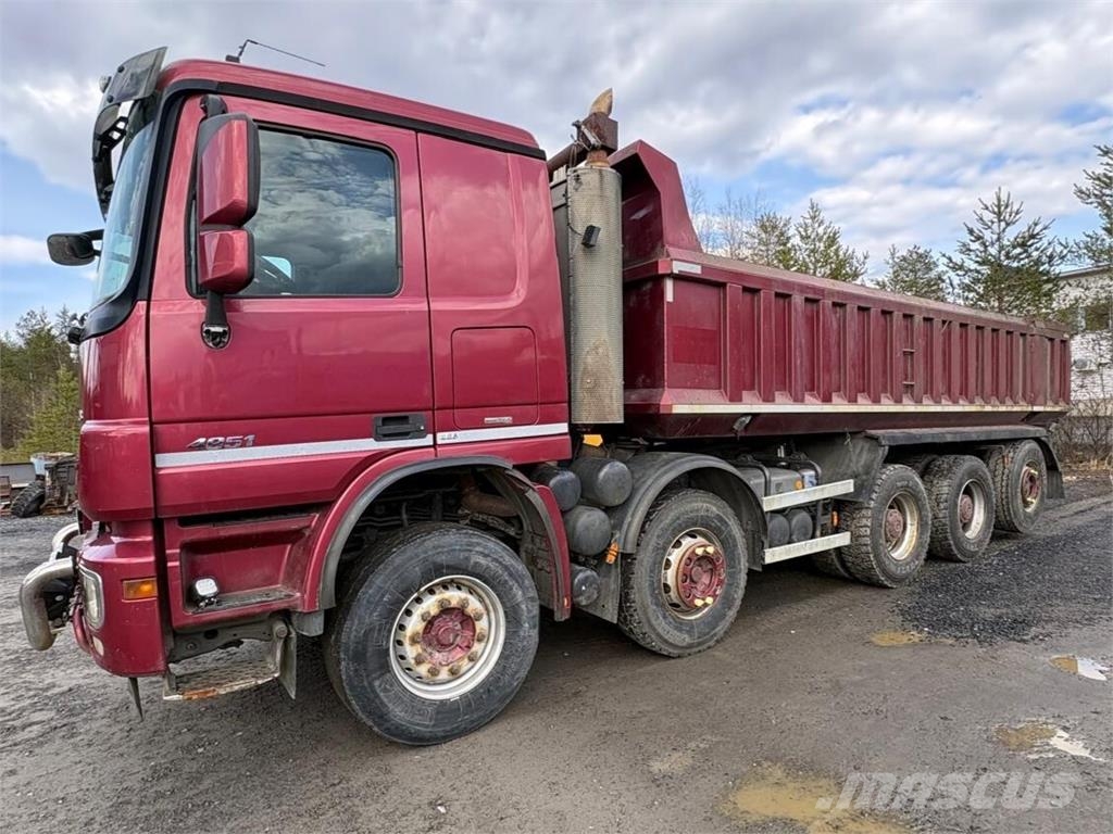 Mercedes-Benz Actros 4851 K 10x4 Savivarčių priekabų vilkikai