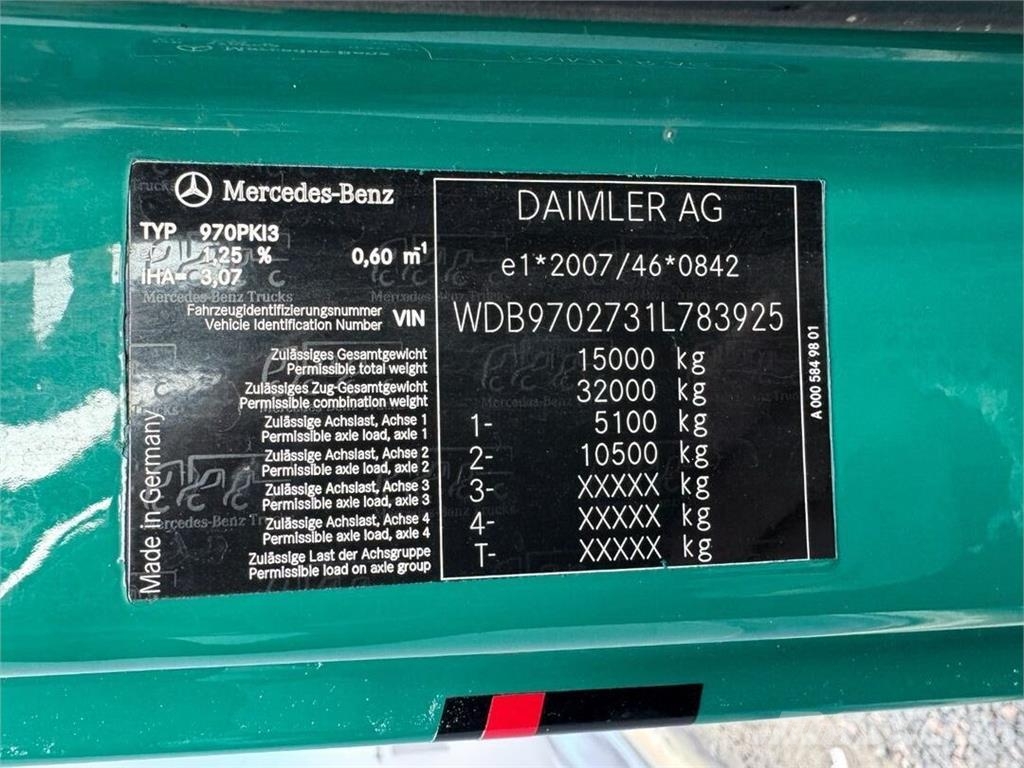 Mercedes-Benz Atego 1526 Camiones elevadores de gancho
