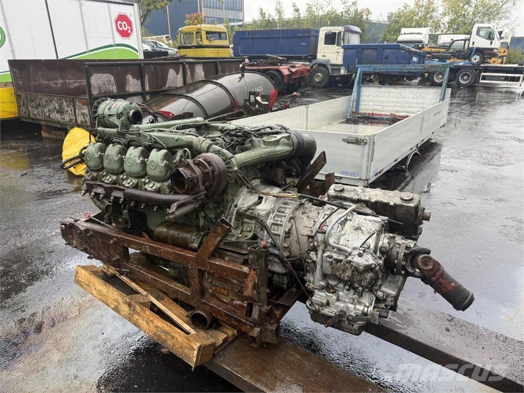 Mercedes-Benz OM 422 moottori + vaihteisto+ hidastin Chassis met cabine