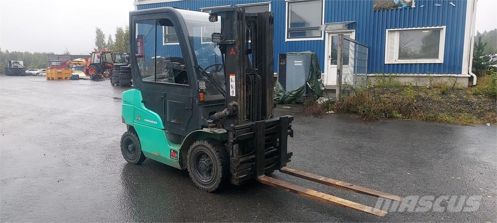 Mitsubishi FD25N siisti diesel trukki Diesel heftrucks