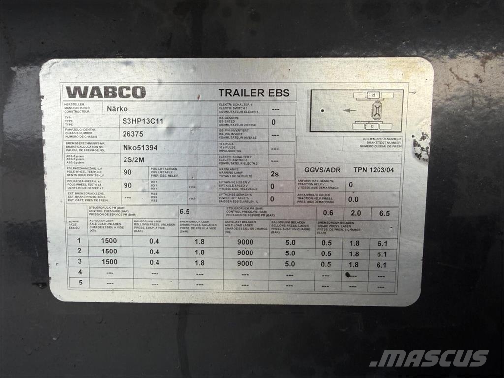Närko Avolava Flatbed çekiciler