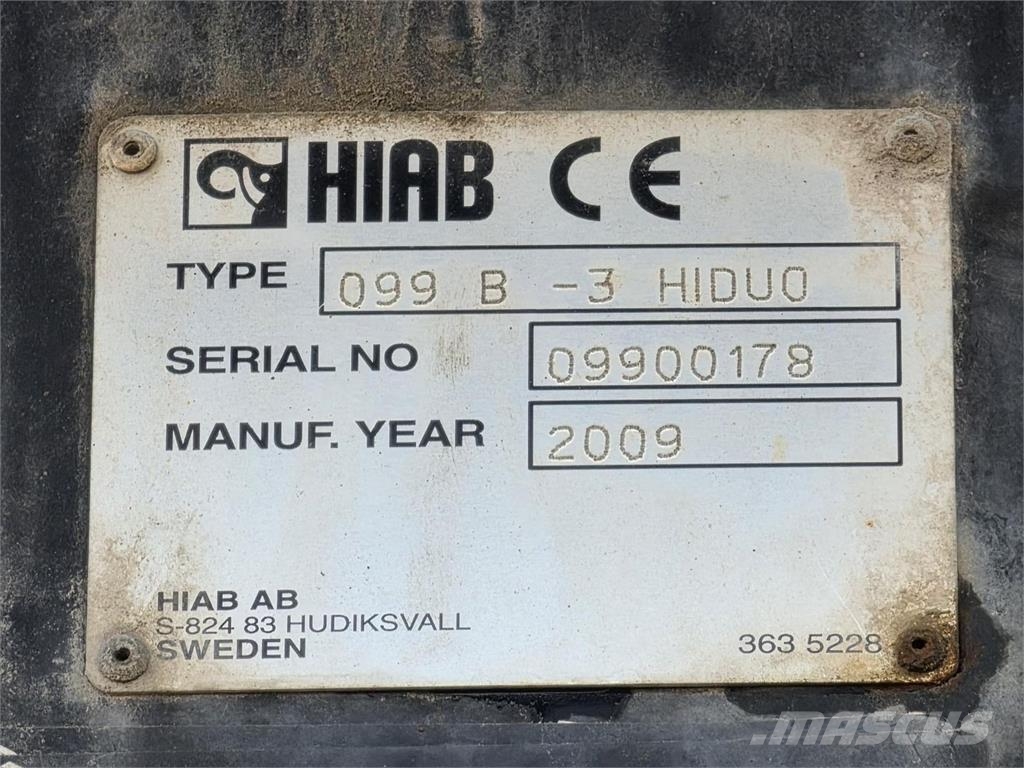 Närko Nosturilava, Hiab 099 B-3 Hiduo Nosturilla Platforme