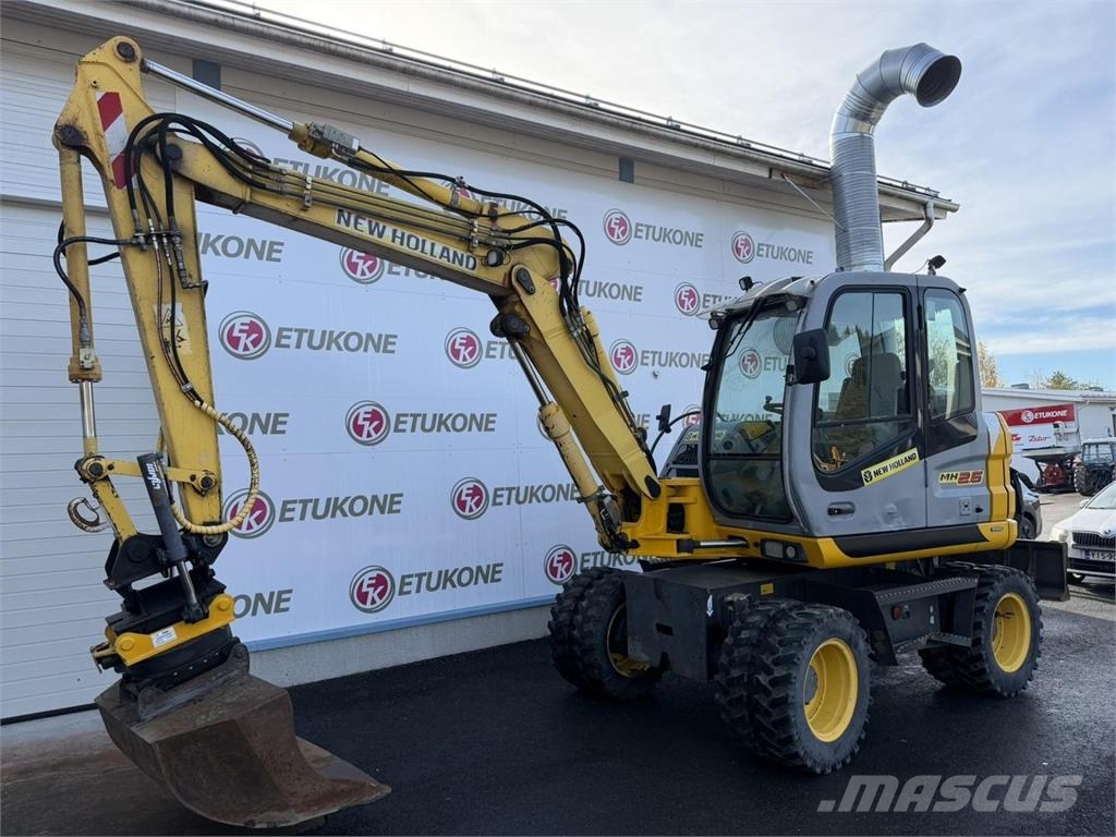New Holland MH 2.6 -pyöräalustainen kaivinkone Pyöräkaivukoneet