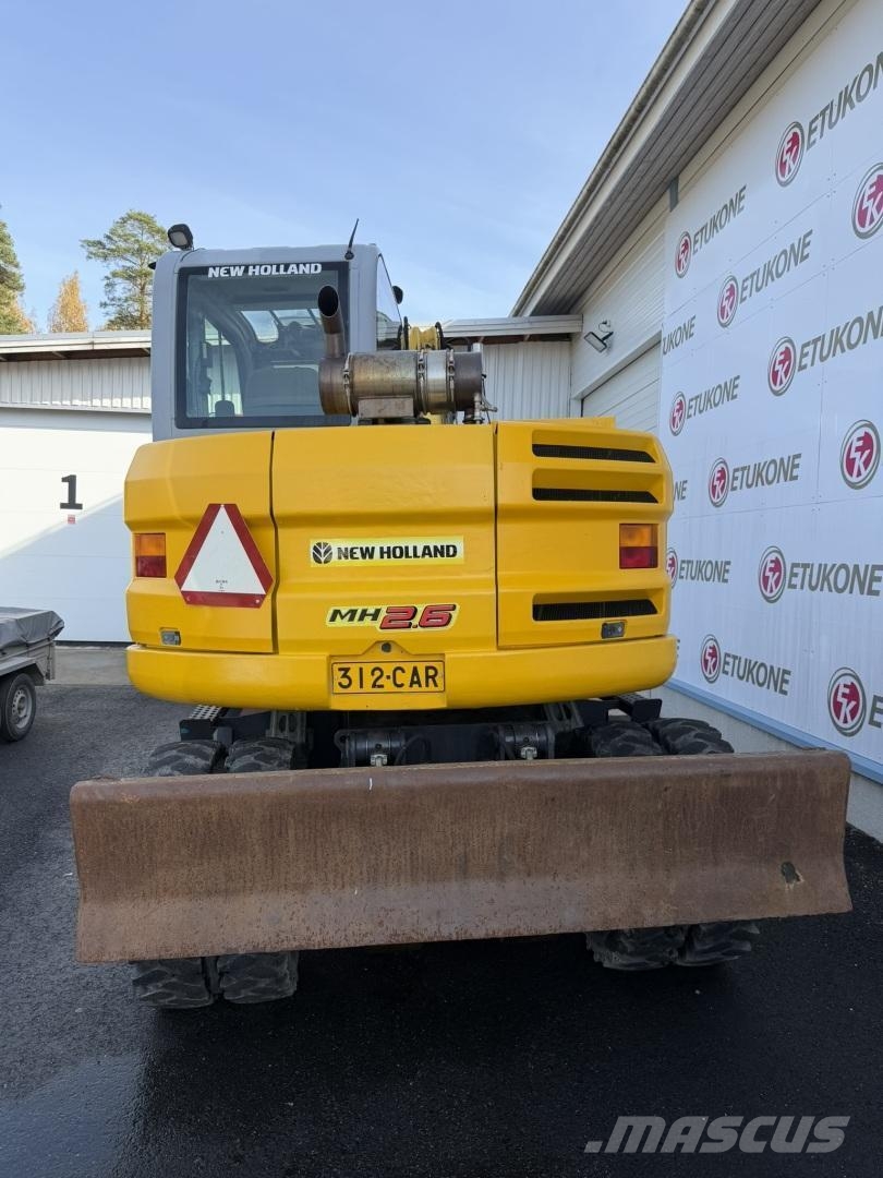 New Holland MH 2.6 -pyöräalustainen kaivinkone Pyöräkaivukoneet