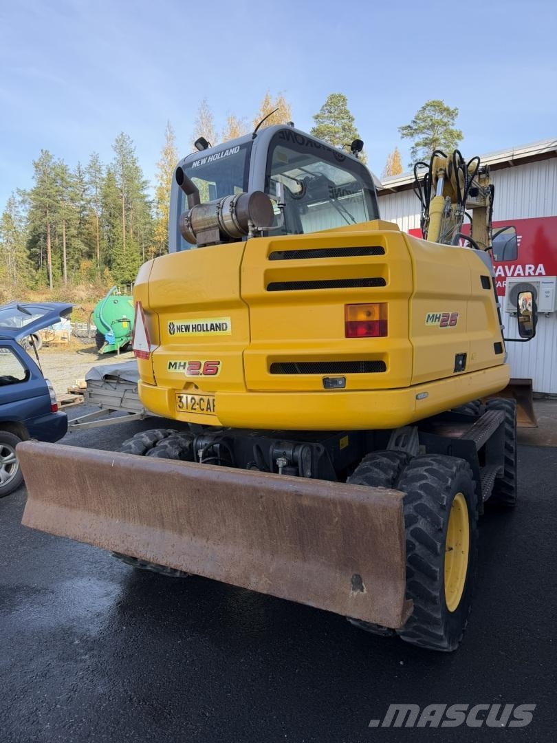 New Holland MH 2.6 -pyöräalustainen kaivinkone Pyöräkaivukoneet