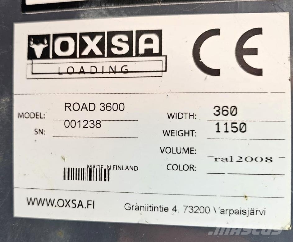 Oxsa Road 3600 Άροτρα