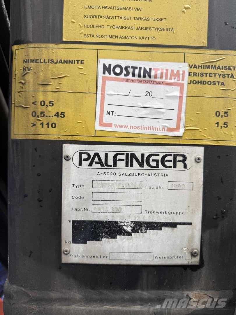 Palfinger Pk 17500 Grúas cargadoras