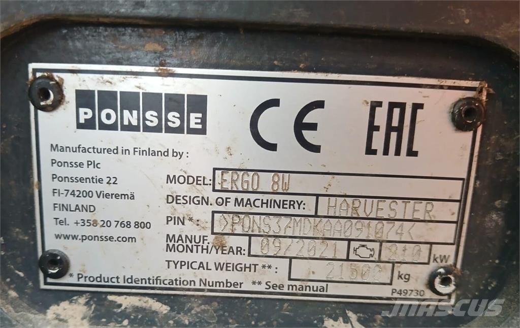 Ponsse Ergo Harvesterid
