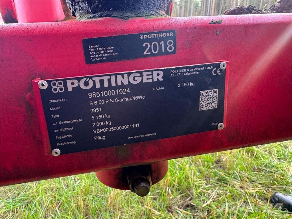 Pöttinger S6.50 P N 8-siip paluuaurat Other farming machines