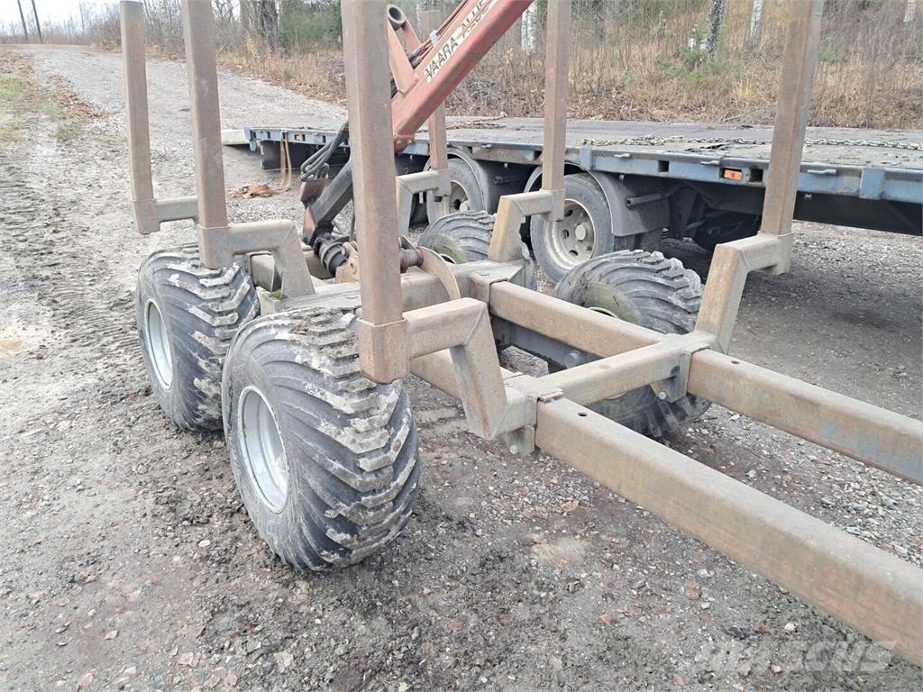 RKP 2 palkki kärry uusilla renkaila Muut metsäkoneet