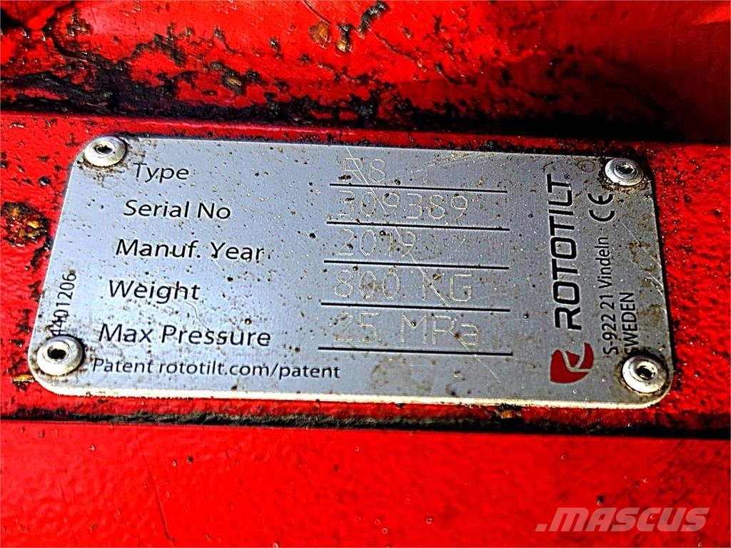 Rototilt R8 NTP20/30, NTP20 Citas sastāvdaļas