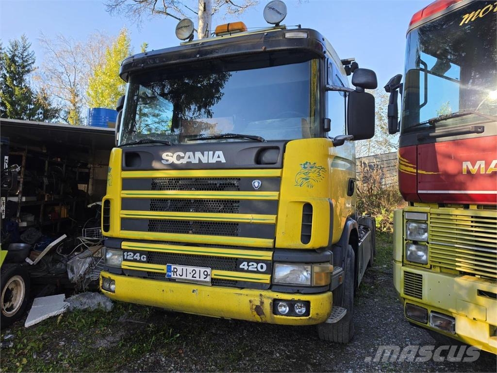 Scania 124G 6X2, Atlas ARK 204K Koukkulava kuorma-autot