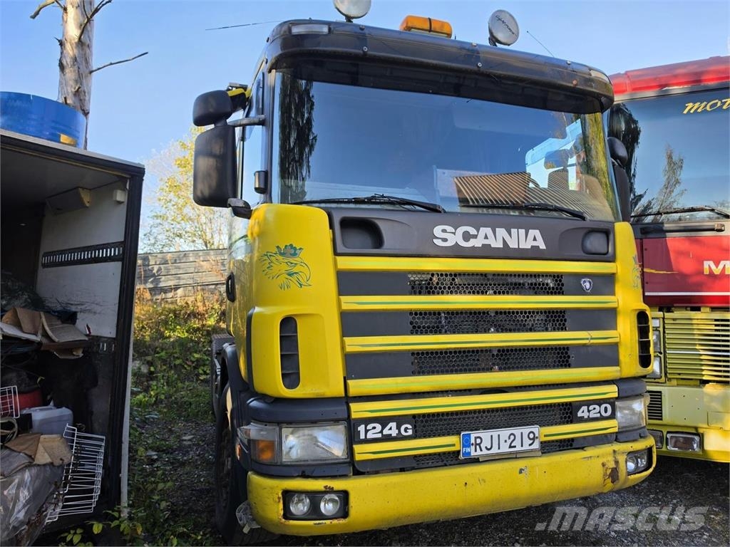 Scania 124G 6X2, Atlas ARK 204K Koukkulava kuorma-autot