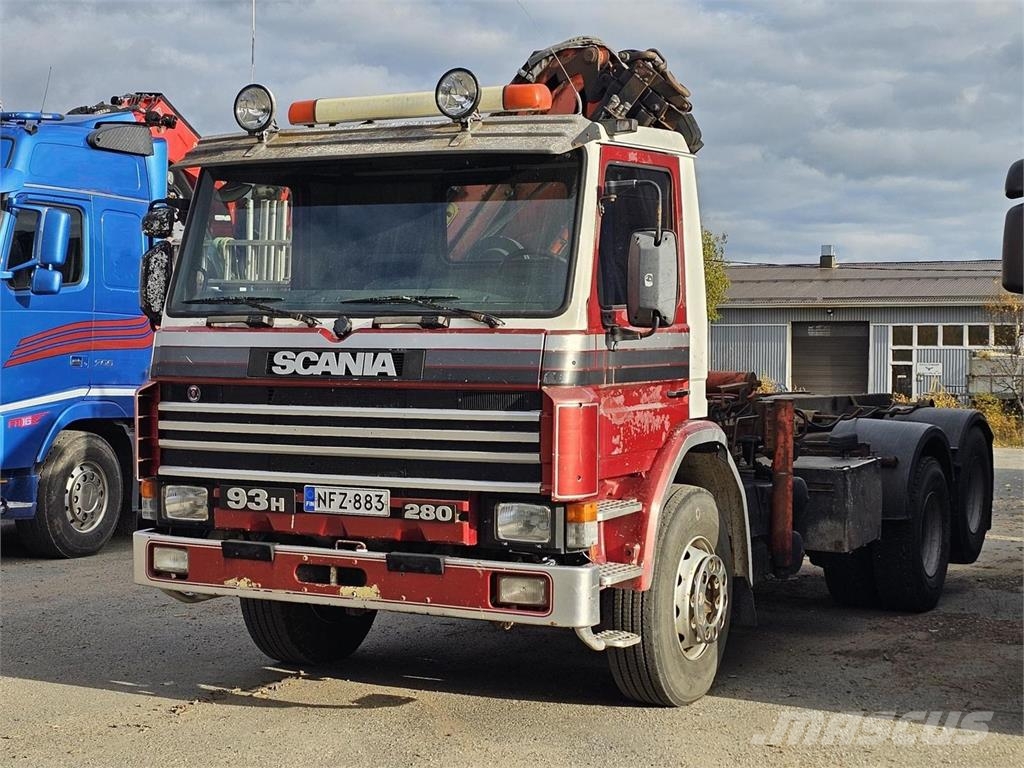 Scania 93H 280 6X2, Palfinger PK10500B 吊鉤式起重車