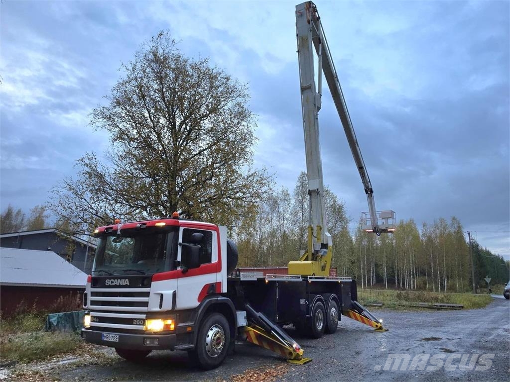 Scania 94G 260 6X2 Henkilönosturilla Crane trucks