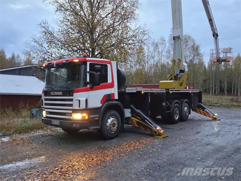 Scania 94G 260 6X2 Henkilönosturilla Crane trucks
