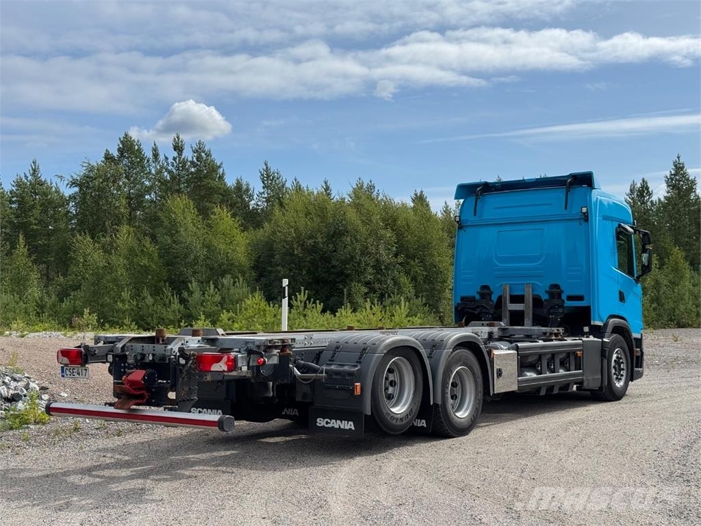 Scania G410 CNG 6x2 貨櫃框架卡車