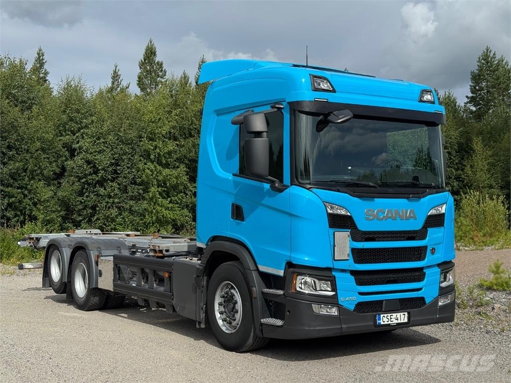 Scania G410 CNG 6x2 貨櫃框架卡車
