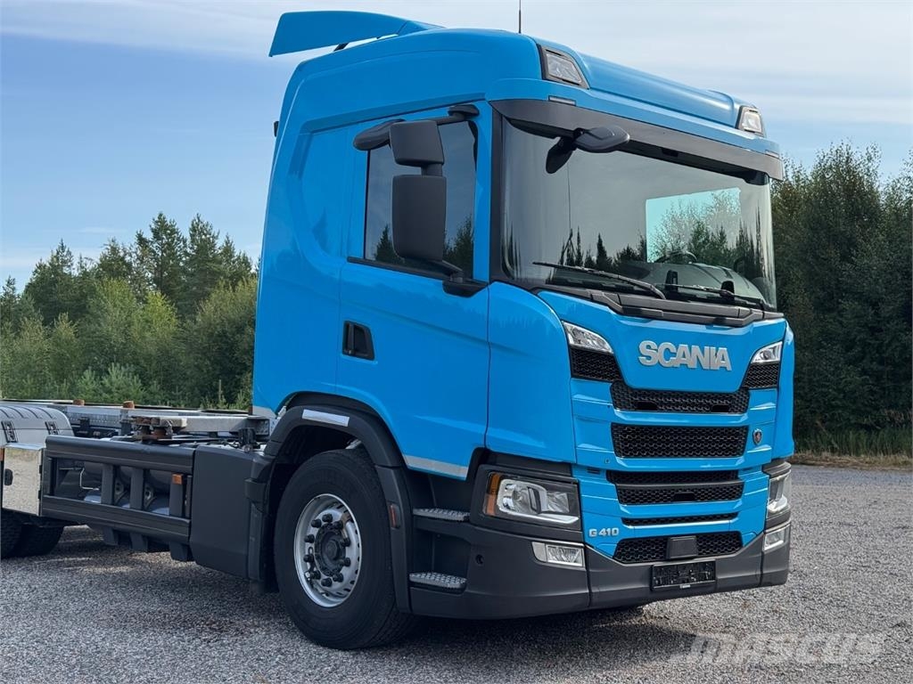 Scania G410 CNG 6x2 Smagās mašīnas ar konteineriem