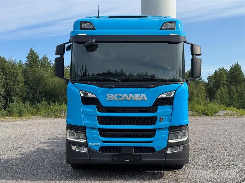 Scania G410 CNG 6x2 Smagās mašīnas ar konteineriem