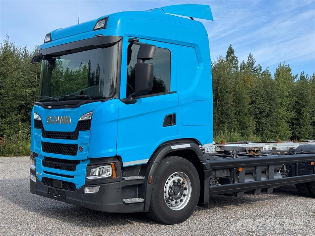 Scania G410 CNG 6x2 Smagās mašīnas ar konteineriem