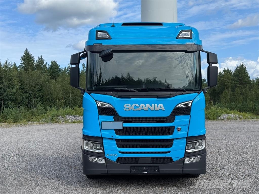 Scania G410 LNG/LBG 6x2 Smagās mašīnas ar konteineriem