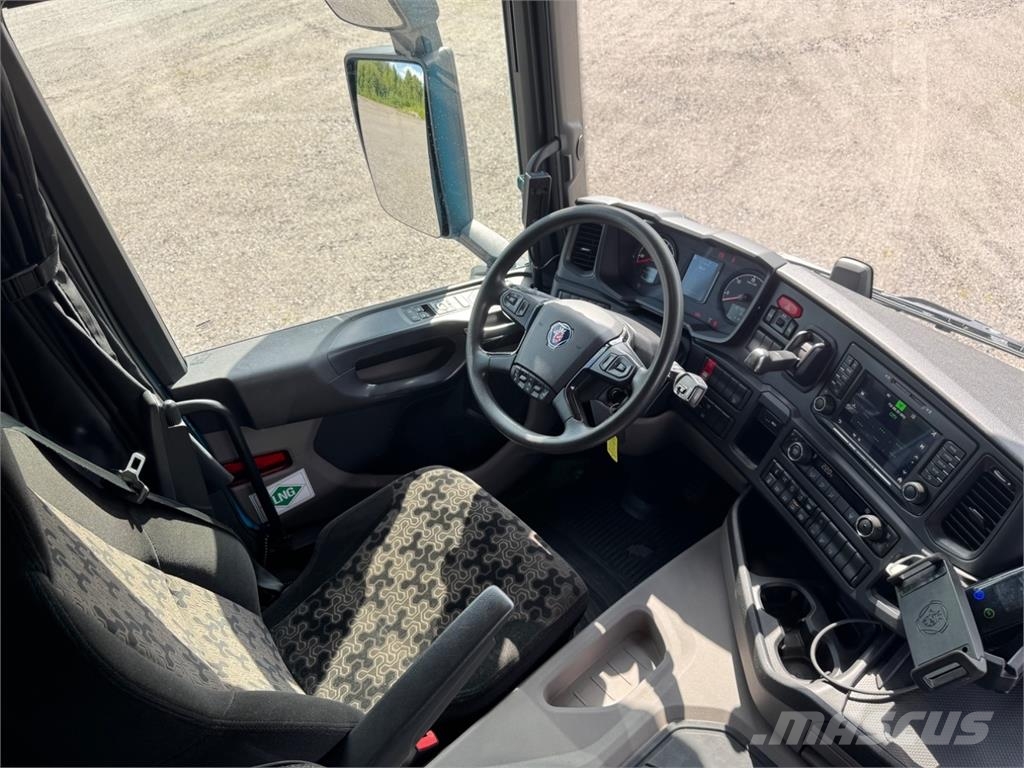 Scania G410 LNG/LBG 6x2 Smagās mašīnas ar konteineriem