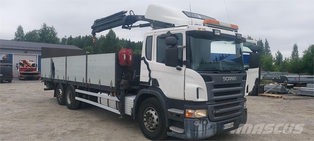 Scania P340 Lastbil med kran
