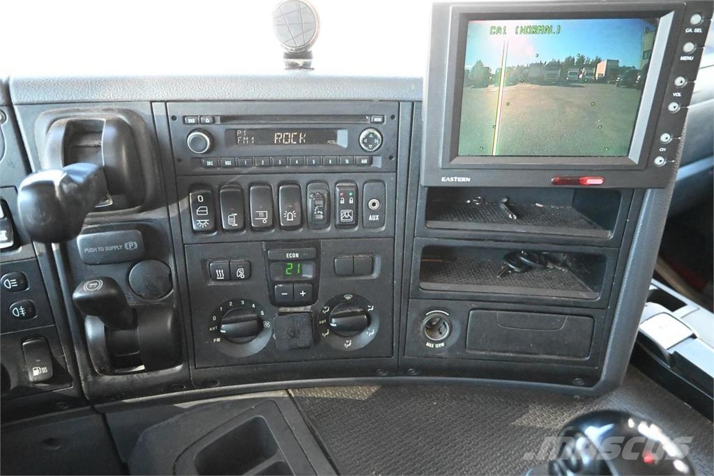 Scania P370 4x2 HIAB 192 & Multilift Camion plateau ridelle avec grue