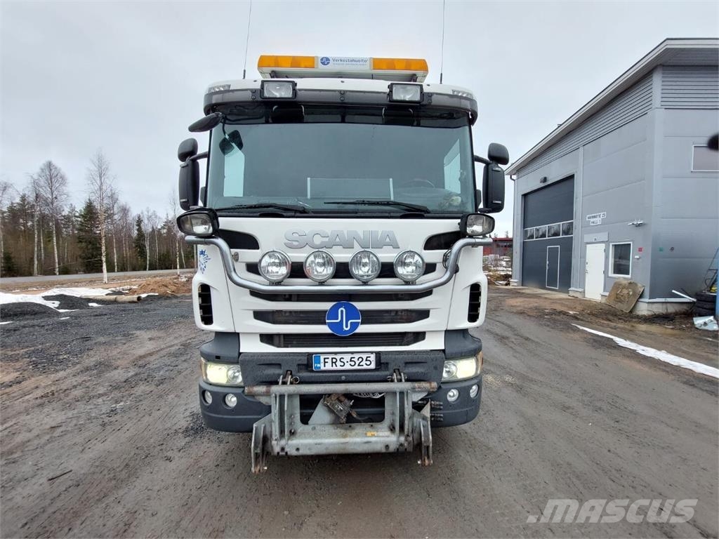 Scania R 480 8X4 Rol kiper kamioni s kukama za dizanje