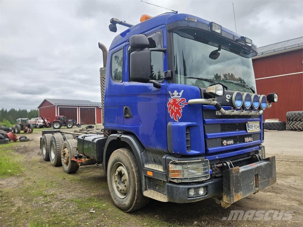 Scania R164 8x4, alaterä, aurapuskuri Komunalna vozila