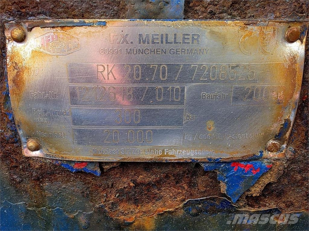Scania R420 8X4, Meiller RK 20.70 Koukkuauto Camiones elevadores de gancho