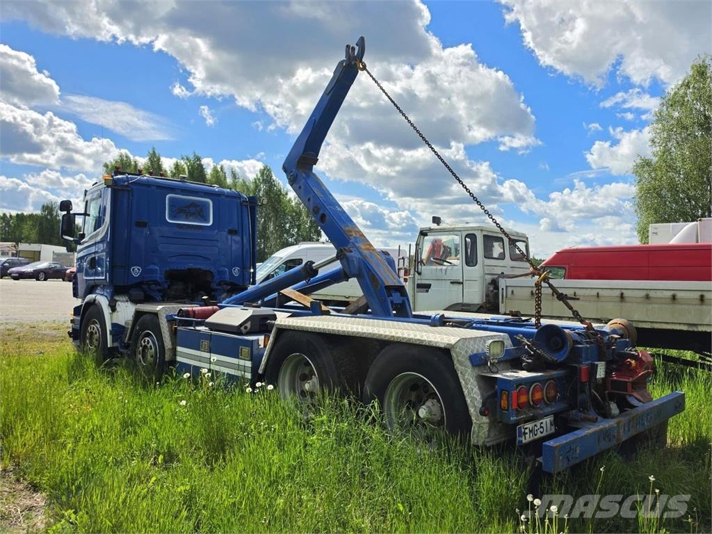 Scania R420 8X4, Meiller RK 20.70 Koukkuauto Camiones elevadores de gancho