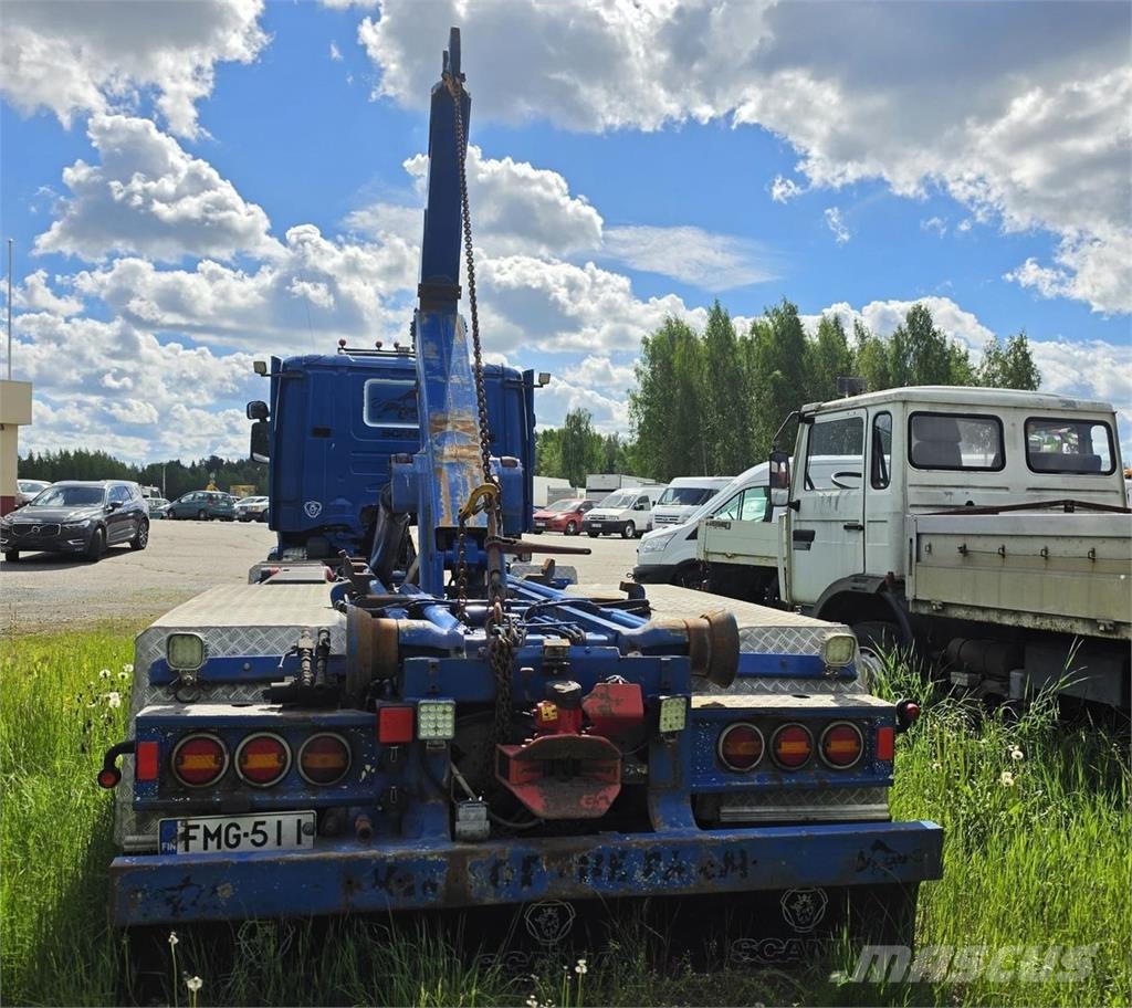 Scania R420 8X4, Meiller RK 20.70 Koukkuauto Camiones elevadores de gancho