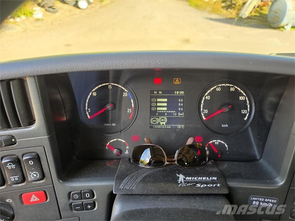 Scania R480 6X2 Vaijerivaihtolava-auto Vrachtwagen met containersysteem