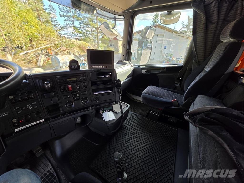 Scania R480 6X2 Vaijerivaihtolava-auto Vrachtwagen met containersysteem