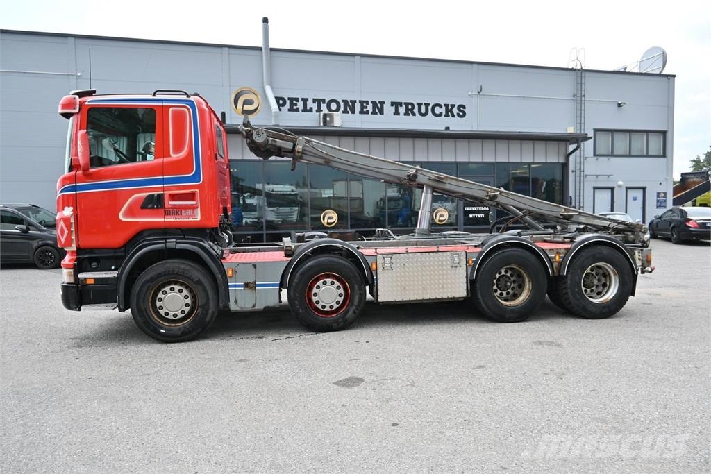 Scania R480 8x4 Camiones elevadores de gancho