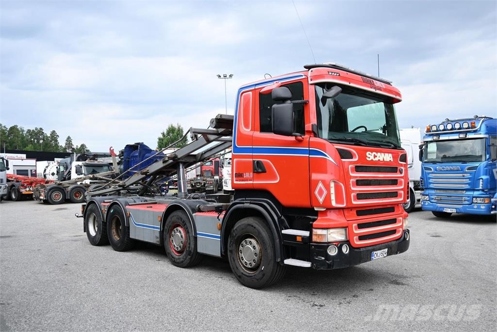 Scania R480 8x4 Camiones elevadores de gancho