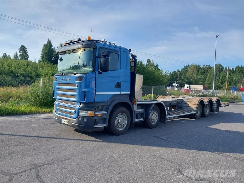 Scania R500 Camiones de transporte de maquinaria forestal
