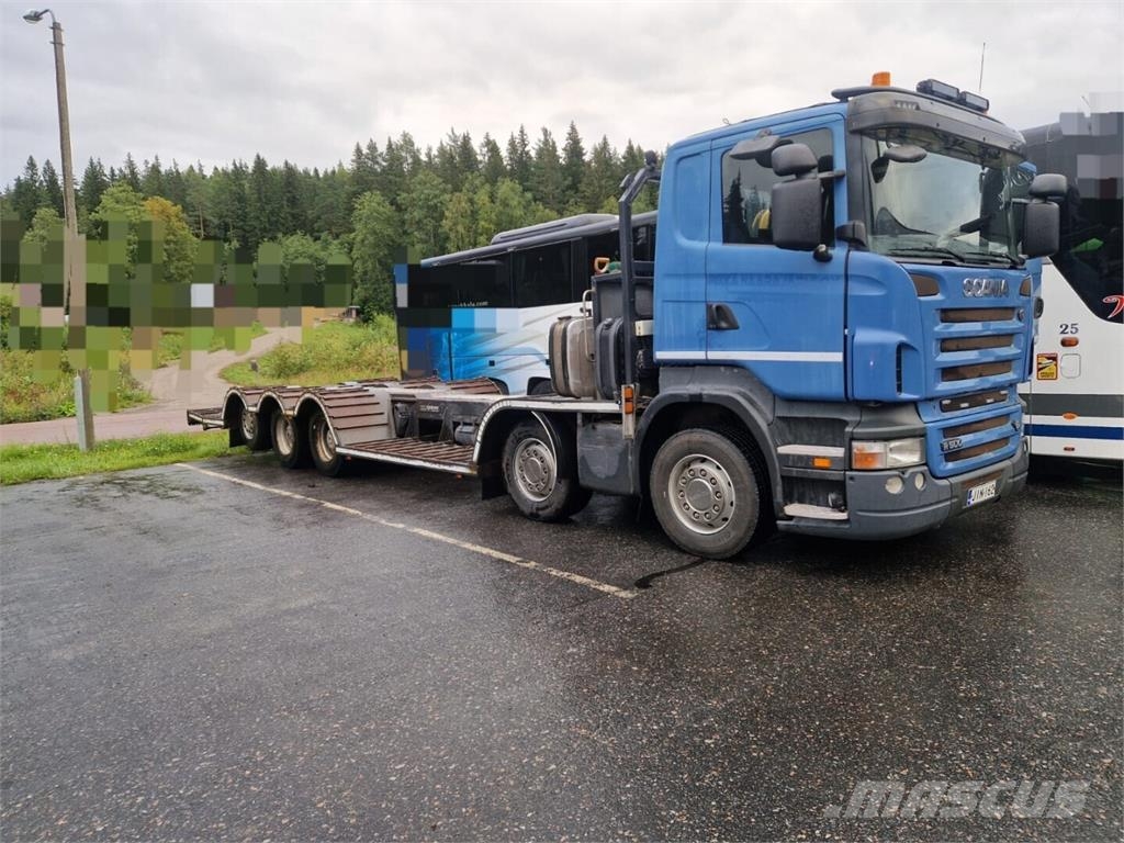 Scania R500 Camiones de transporte de maquinaria forestal