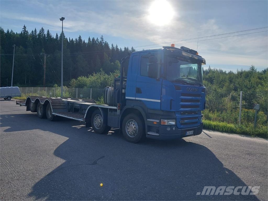 Scania R500 Camiones de transporte de maquinaria forestal