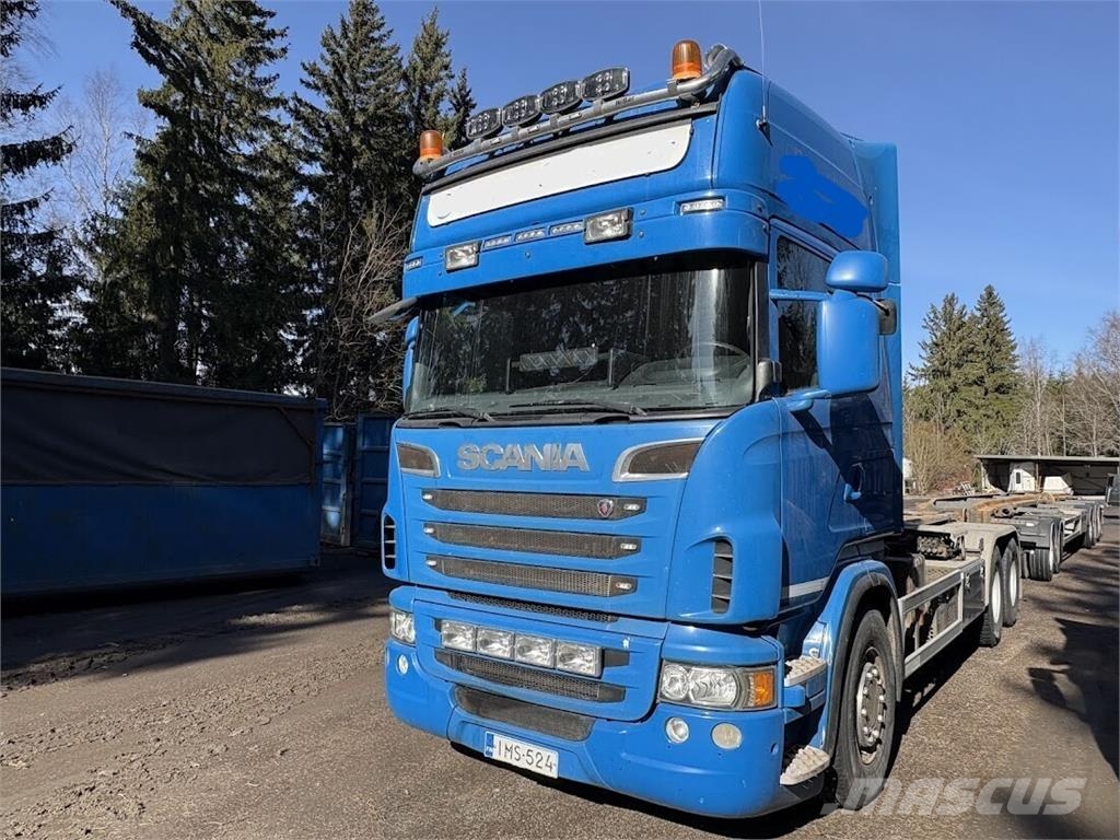 Scania R500 V8 6x2 Koukkulaitteella Hákový nosič kontejnerů